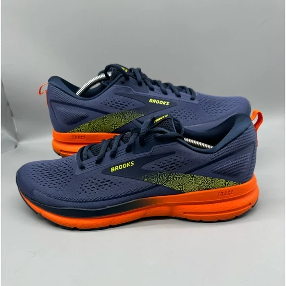 Brooks Trace Brooks Defyance Mens Orange Trace Brooks Dyad Mens